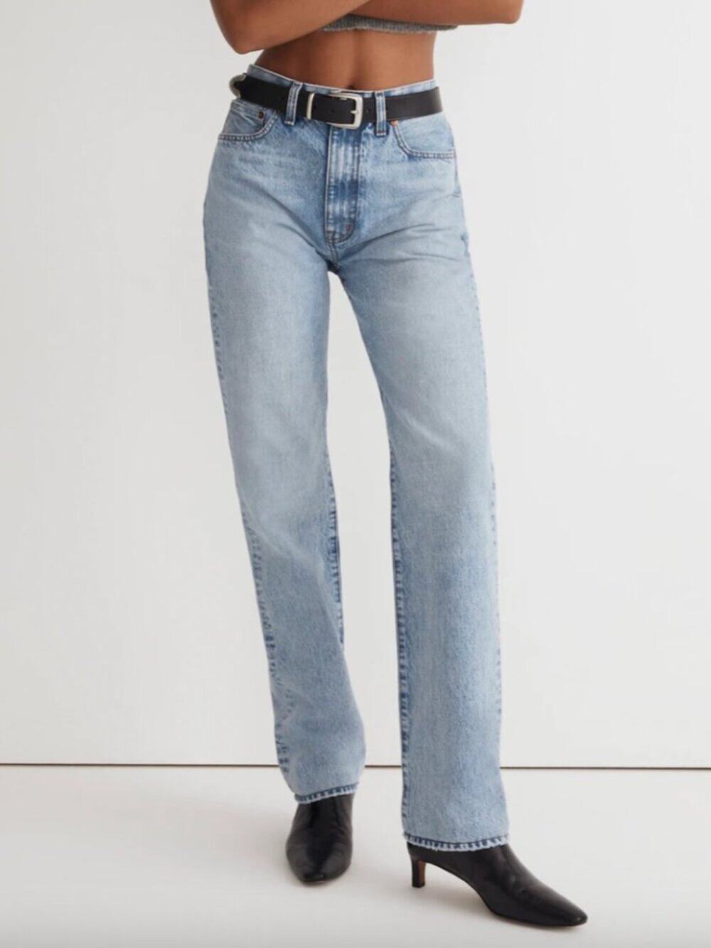 Madewell The '90s Straight Jean Mercer Wash Rigid NM190